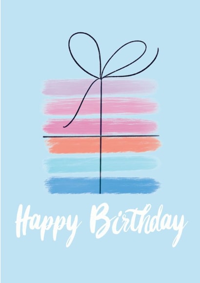 Classic Birthday Card - Present - Gift created by Bluubirch