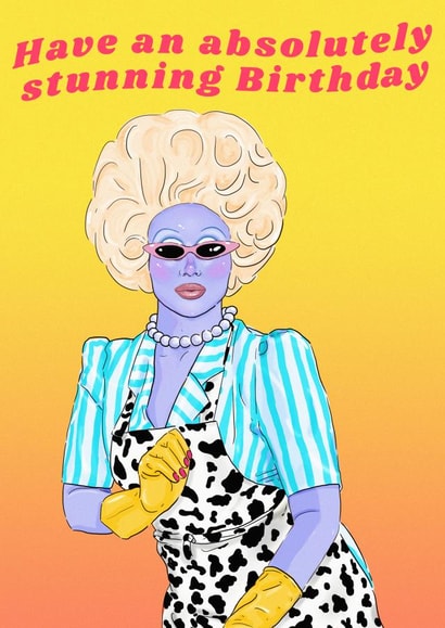 Juno Birch - Absolutely stunning Birthday card created by The Queer Store
