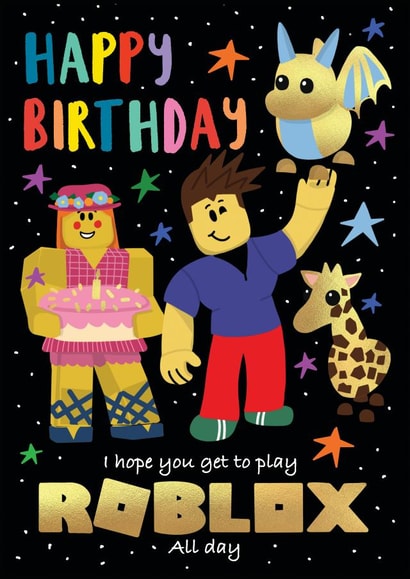 Gaming Birthday card created by NICHOLA COWDERY ILLUSTRATIONS