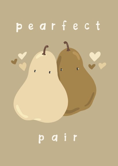 Pearfect Pair Anniversary Card created by Sansemi