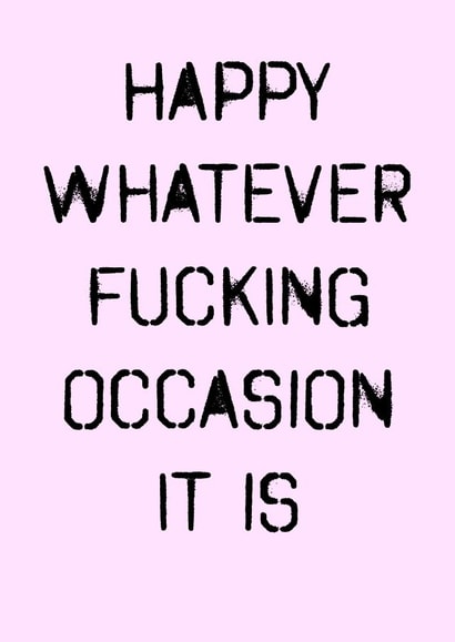 Card for all occasions created by nick