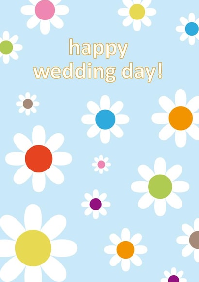 wedding day daisies created by Comfy Marmalade