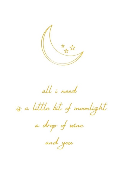 Romantic Poem Anniversary Card created by Kira Cards