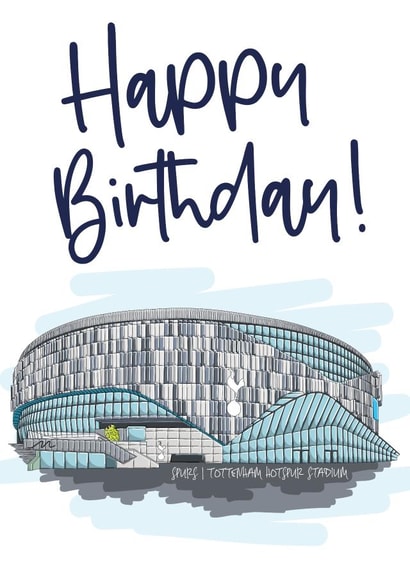 Tottenham Happy Birthday Card created by Moo & Snip