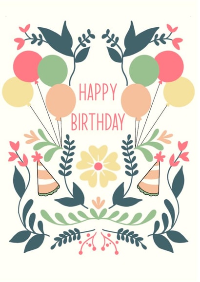 Floral Birthday Card created by Sarah  O’Reilly