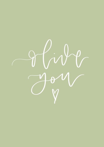 Olive You created by _ellastrations