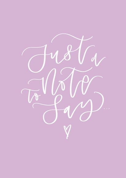 Just a Note to Say... created by _ellastrations