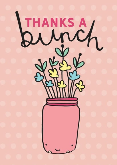 Thanks a bunch created by Dottypink Designs