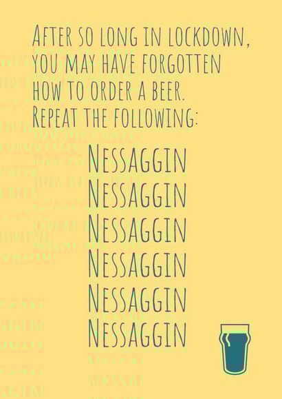 Lockdown beer practice created by BuRaMiChi