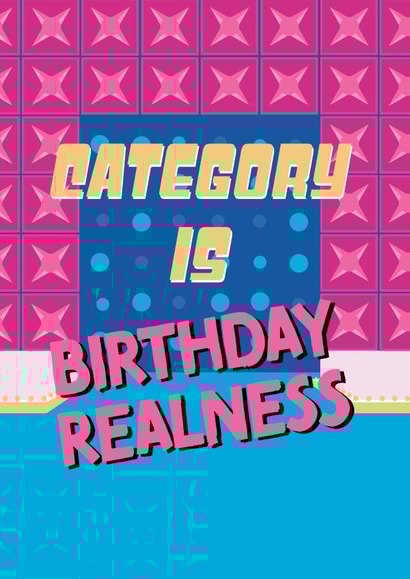 RuPaul's Drag Race Catwalk Birthday created by Frankie Jackson