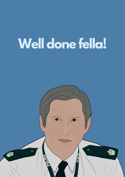 Well Done Line of Duty card created by TEA Designs