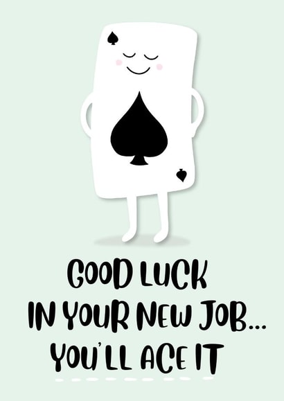 Ace it - New Job Card created by Paper Wishes Co