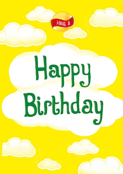 quavers birthday card created by B S
