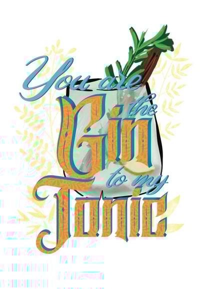 Gin card created by Charlie creates