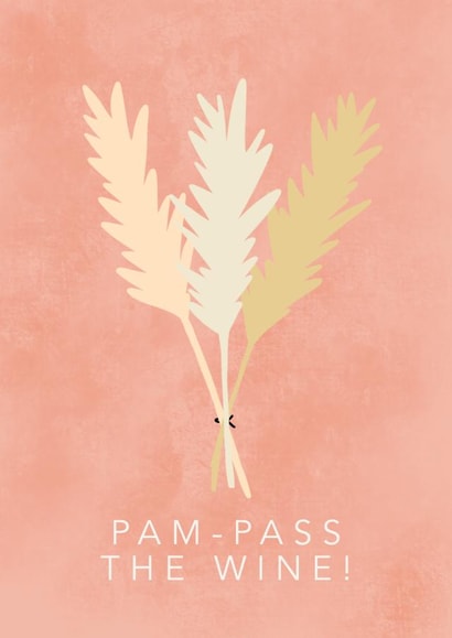 Pampas the wine created by Fenella Designs
