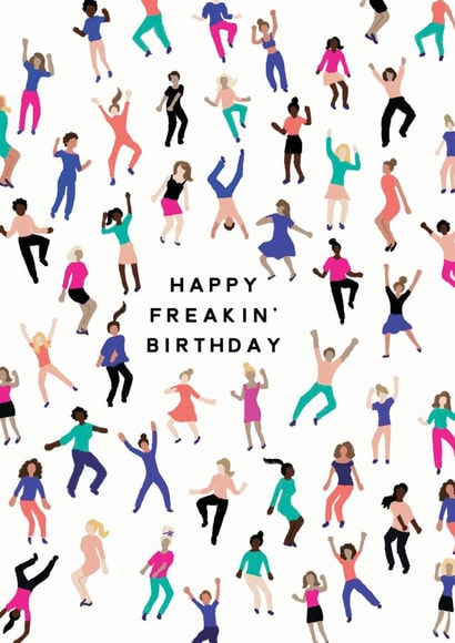 Happy Freakin' Birthday Card created by Redback Cards