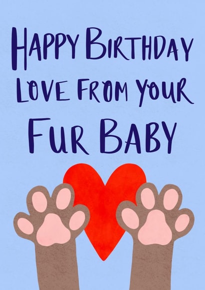 Fur Baby Happy Birthday  created by Soph AC Studio