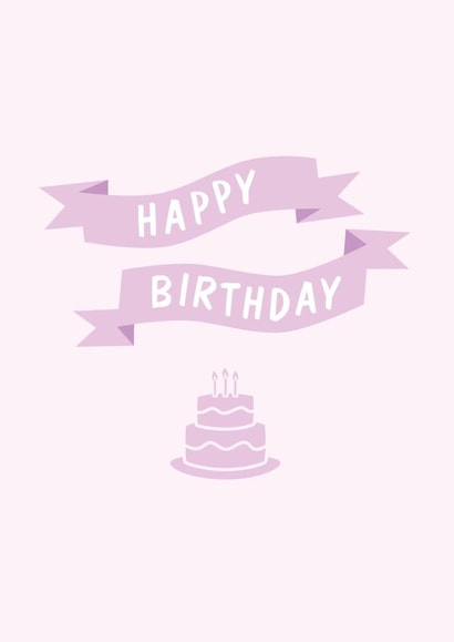 Pink Birthday Card 1000 created by Chloe Teddy