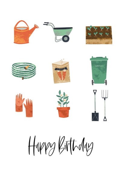 Gardening Birthday Card created by Ruby and Ophelia