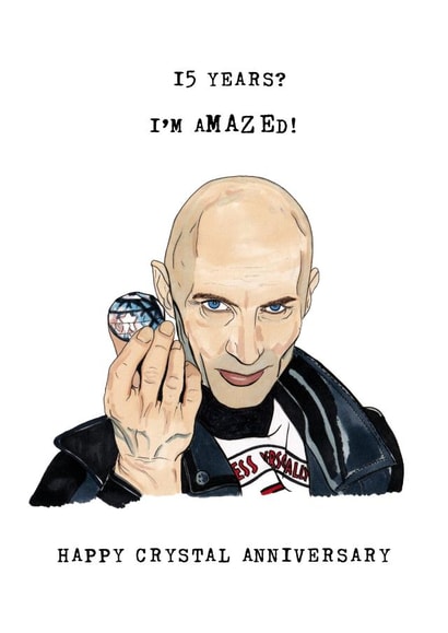 Crystal Maze 15th Anniversary card created by Panda and the Prince