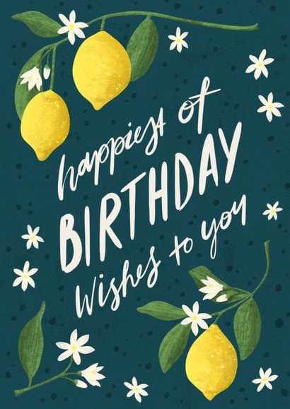 Lemony Birthday Wishes created by Hannah Boulter