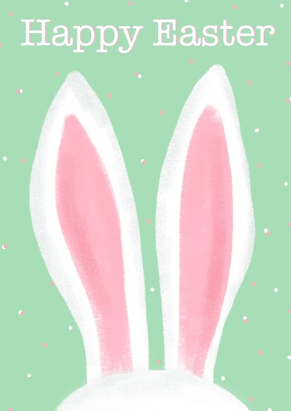 Happy Easter bunny card 1001 created by Molliemadethis