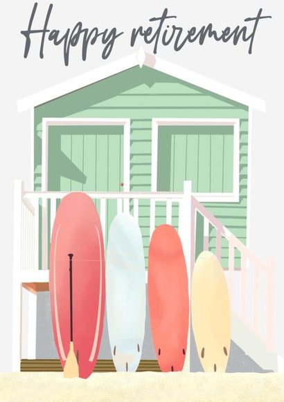 Happy Beach Hut Retirement created by Annie