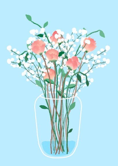 Birthday card and Anniversary card created by JeJu Studio