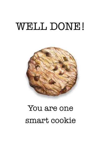 Smart Cookie Congratulations Card created by Lucy Hughes
