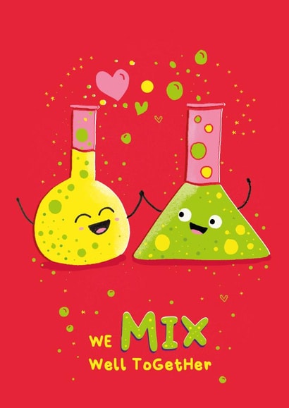 Perfect Mix Chemistry Card created by Studio Squiggle