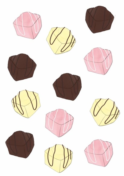 Happy Fondant French Fancy Cake Sweet Card created by Alexia James