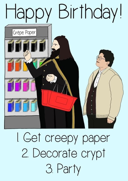 What We Do in the Shadows Creepy Paper Nandor & Guillermo created by Little Spoon