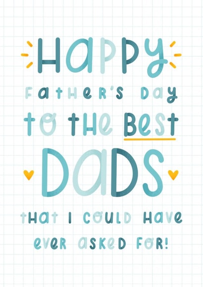 Best Dads Father's Day Card created by Joanne Hawker