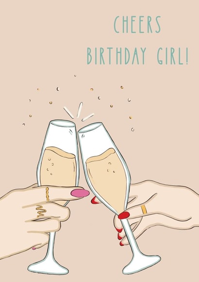 Cheers Birthday Girl created by Papella Designs