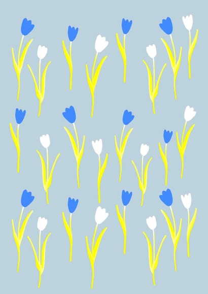 Modern Tulips Card created by JeJu Studio