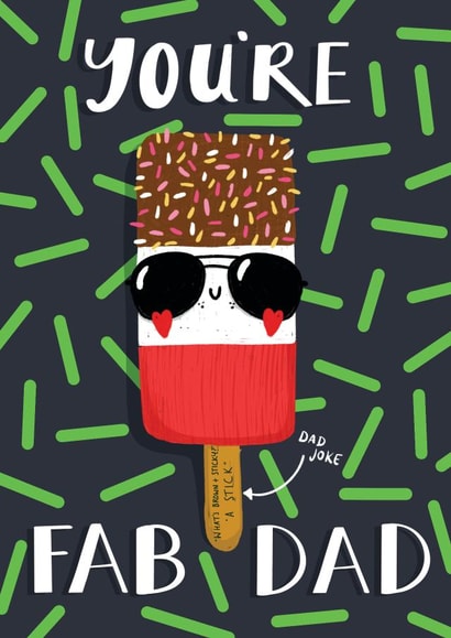 You're FAB Dad Card created by NICHOLA COWDERY ILLUSTRATIONS 