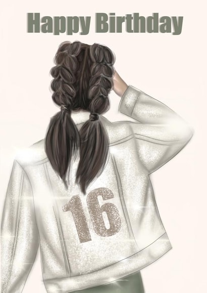 Trendy Teenager 16th Birthday created by EL ILLUSTRATES