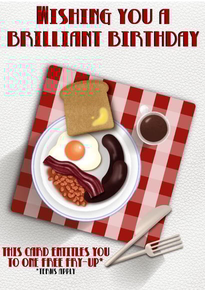 Fancy a fry up? created by Leanne Congdon