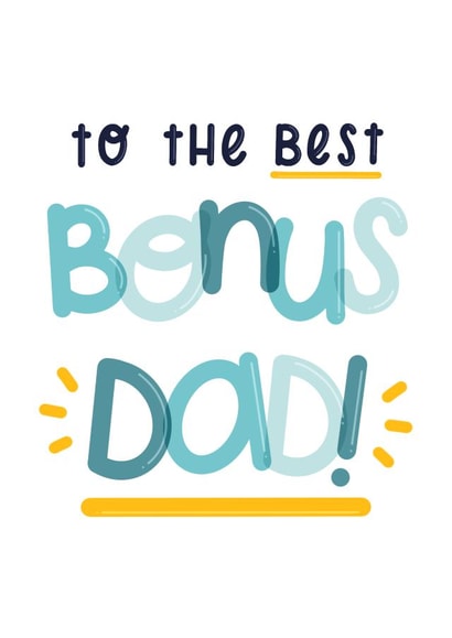 Bonus Dad Card created by Joanne Hawker