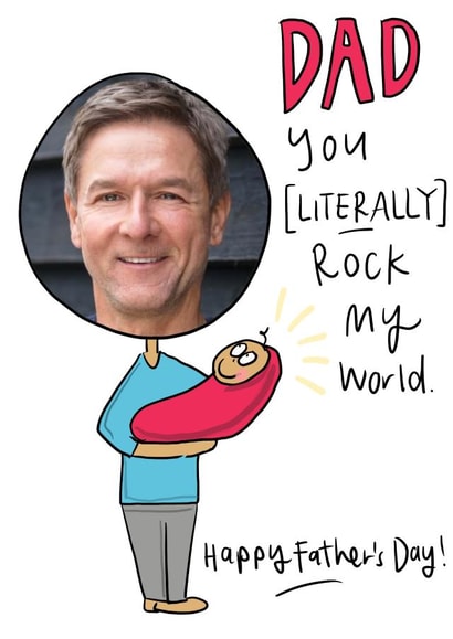 My rock Father's day card created by Che Dyer