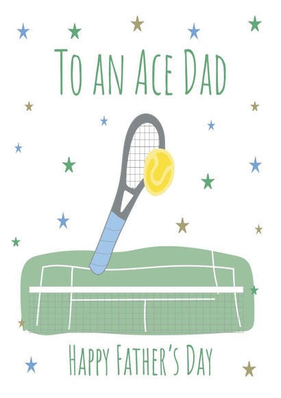Tennis Father's Day card created by Missycards