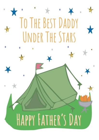 Camping Daddy Father's Day card created by Missycards