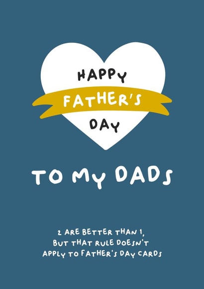 Happy Father's day to my dads card created by PaperJam Print Co.