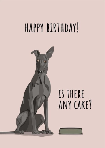 Any Cake? Birthday Card From The Dog created by Sassy Sarah