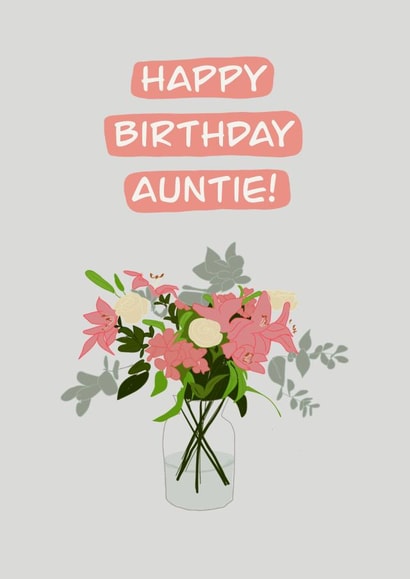 Auntie’s Birthday Flowers created by @lydiapimmdraws