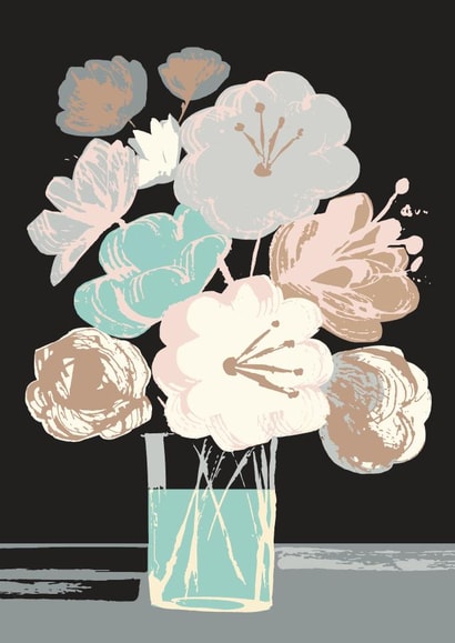 Vase of Pretty Soft Blooms created by From A Place of Wonder