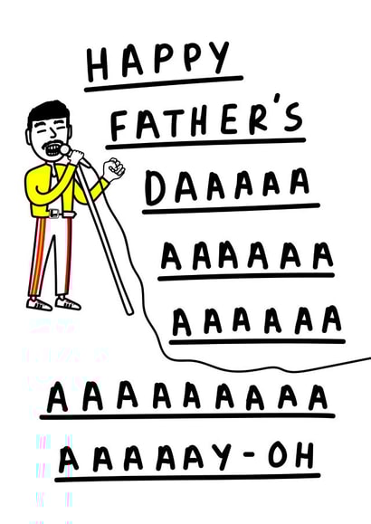 Freddie Father's Daaay-oh Card created by George The Cardmaker