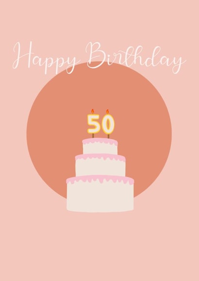 50th Birthday Card created by Made by Milly