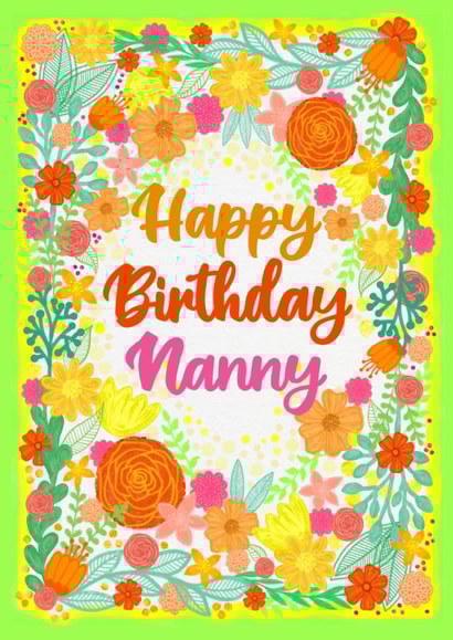 Happy Birthday Nanny created by Lois Fitzy