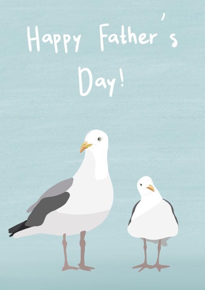 Cute Seagull Father’s Day card created by Sarah Stephenson